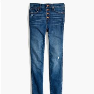 Madewell 10in high rise skinny